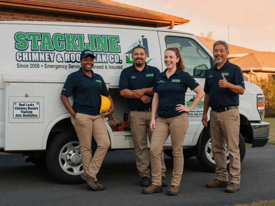 Chimney flashing repair company in Lewiston, CA